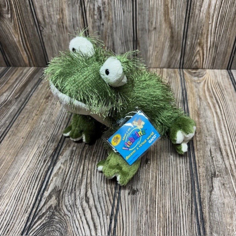 Webkinz Ganz Adopt a Pet Frog With Virtual World Code Tag